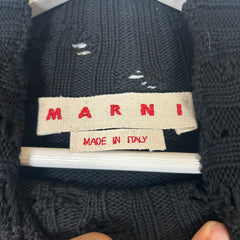 Marni Black Cropped Vest Size S
