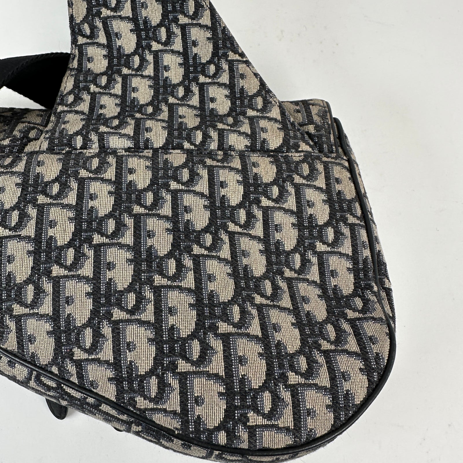 Dior Mens Oblique Saddle Crossbody Bag