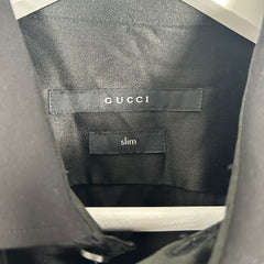 Gucci Tuxedo Pleated Dress Shirt Size M