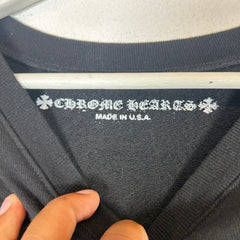 Chrome Hearts Black Matty Boy Stay Fast Crewneck Size XL