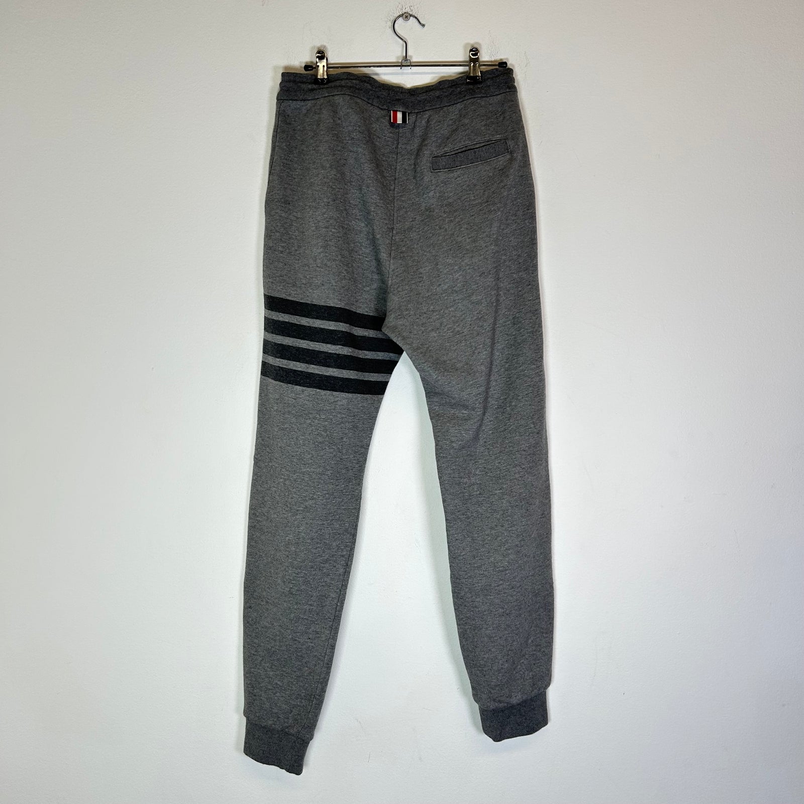 Thom Browne Grey Tonal 4 Bar Sweatpants Size 2