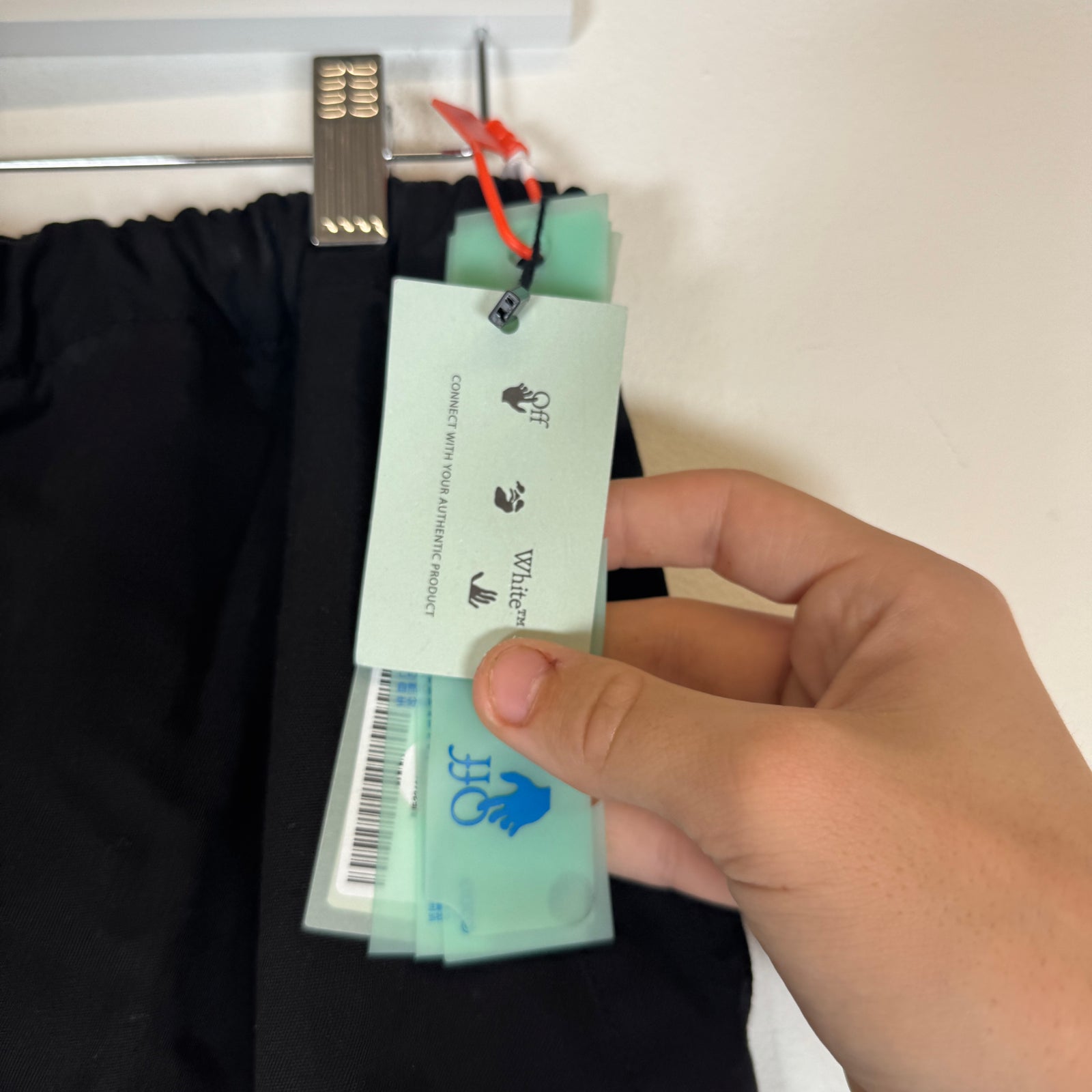 Off-White Black Parachute Cargo Pants Size 36