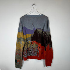 Reese Cooper Western Wildfires Sweater Size XL