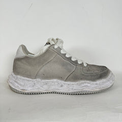 MMY Grey Brushed Suede Wayne Sneakers Size 42