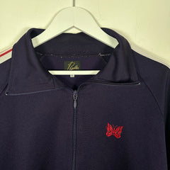 Needles Purple Striped Track Jacket Size XL