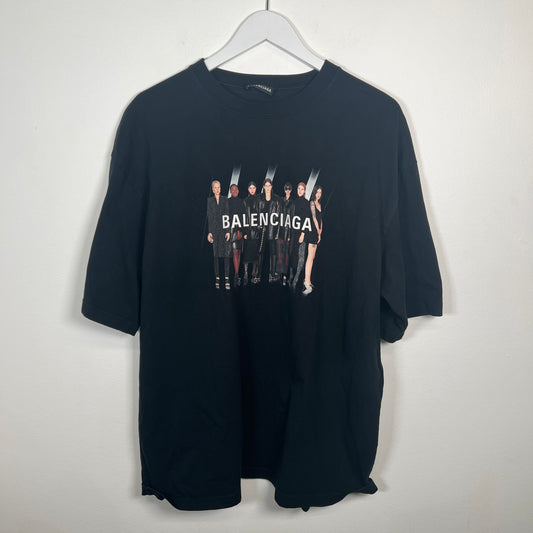Balenciaga Portrait Logo T-Shirt Size M