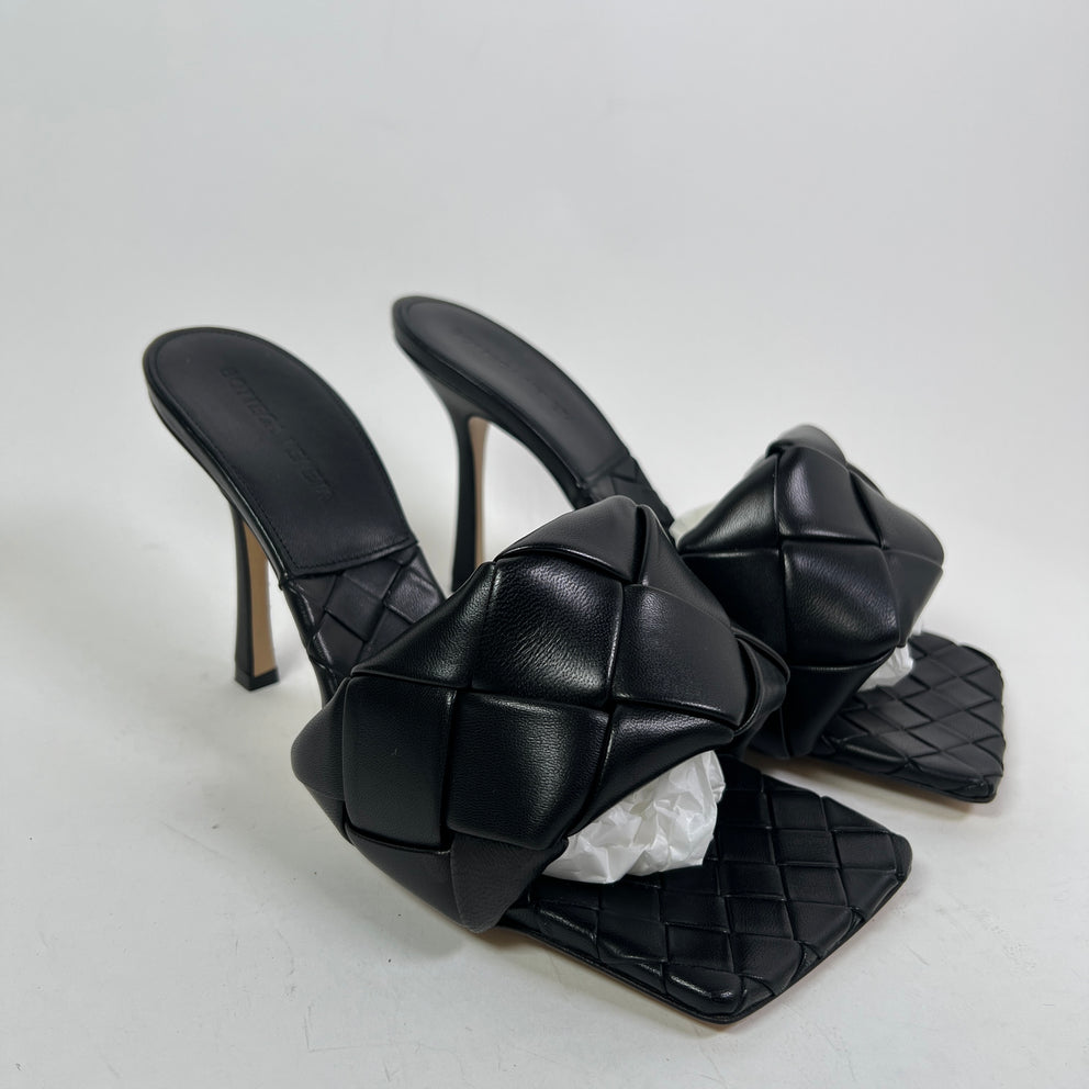Bottega Veneta Lido Intrecciato Leather Mules