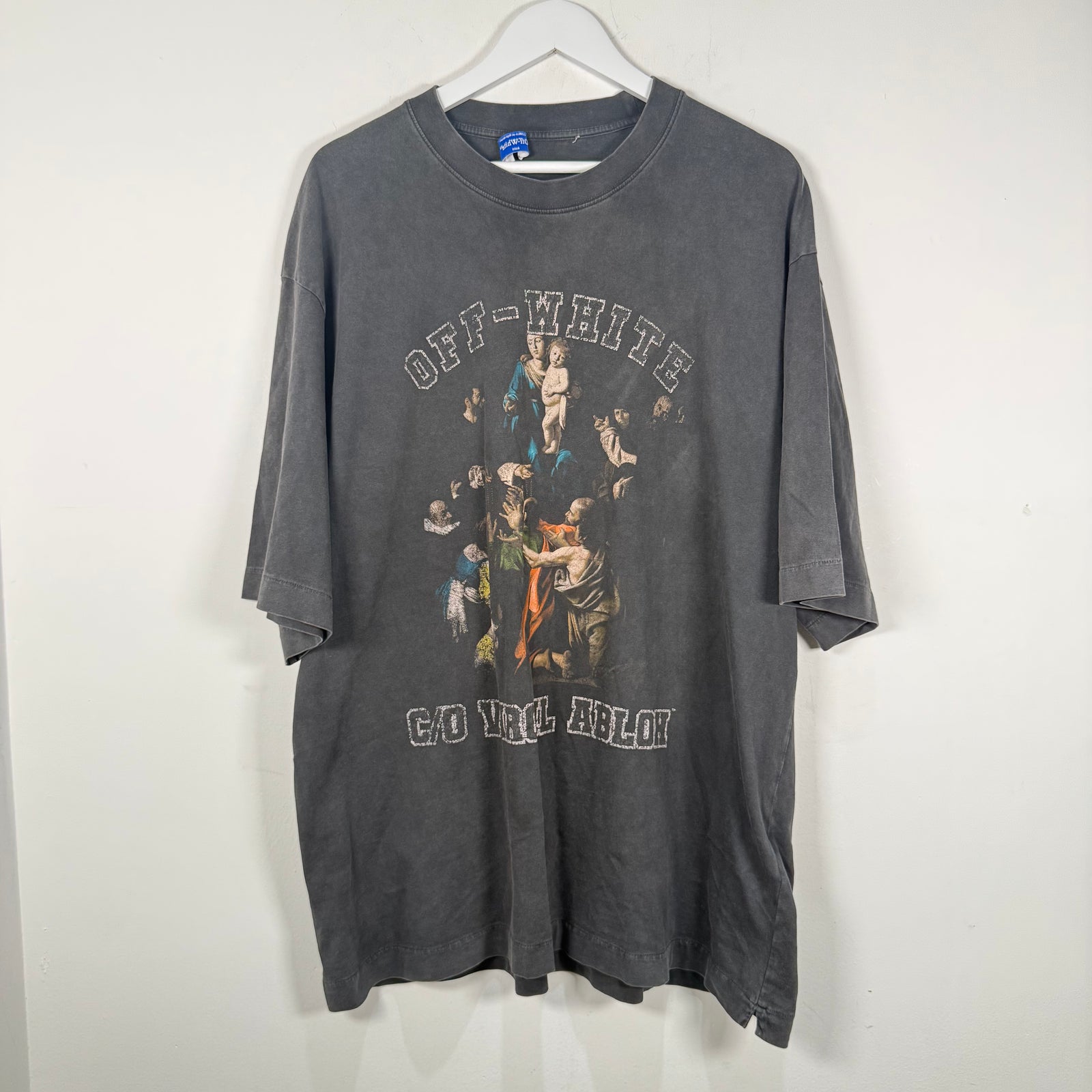 Off-White Grey 'Mary Skate' T-Shirt Size XXL