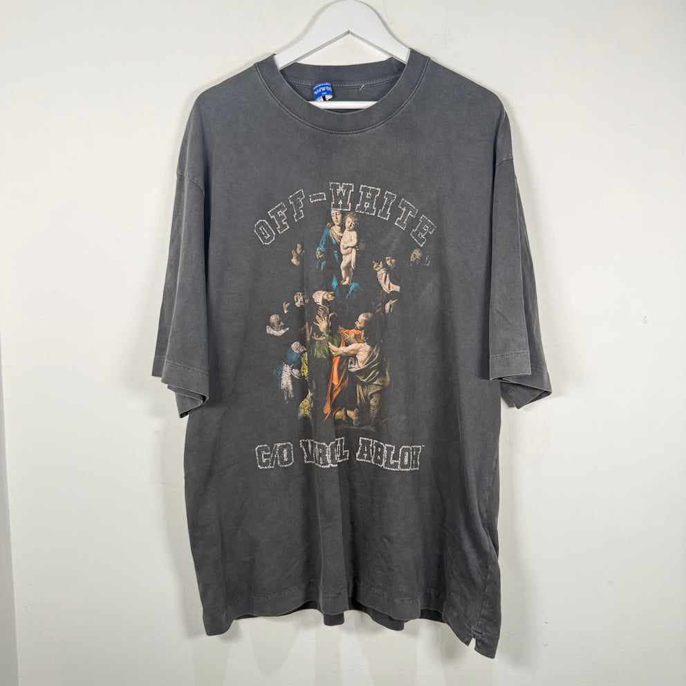 Off-White Grey 'Mary Skate' T-Shirt Size XXL