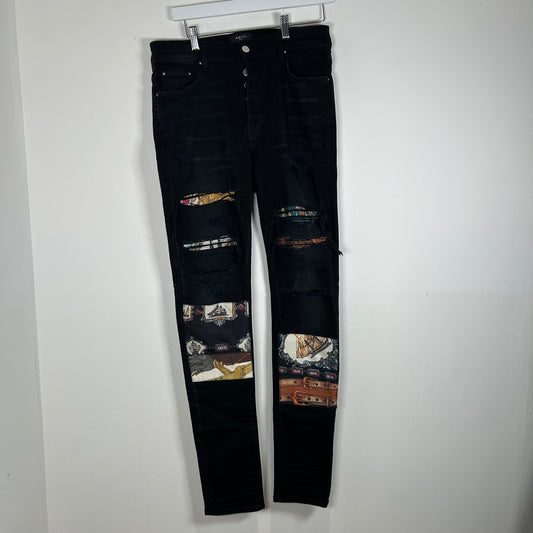 Amiri Ship Patchwork Jeans Size Size 33