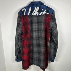 Off-White Patchwork Heavy Wool Flannel Size Large