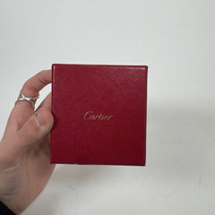 Cartier 18K White Gold Small Love Ring Size 10