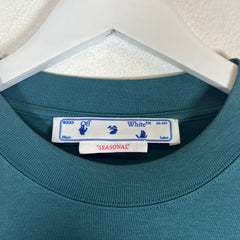 Off-White Teal Chain Arrows T-Shirt Size S