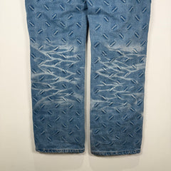 Who Decides War Blue 'Thread Plate' Denim Jeans Size 40