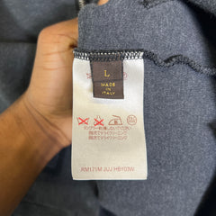 Louis Vuitton Vintage 'King Of Trunk Makers' Patch Zip-Up Hoodie