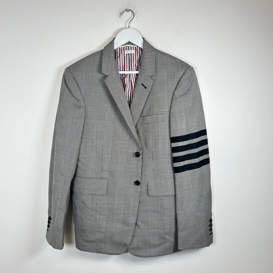 Thom Browne Houndstooth 4-Bar Blazer Size 2