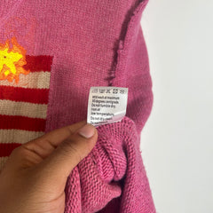 Who Decides War Pink Lardeur Sweater Vest Size L