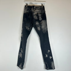 Ksubi Grey Distressed Skinny Jeans Size 30