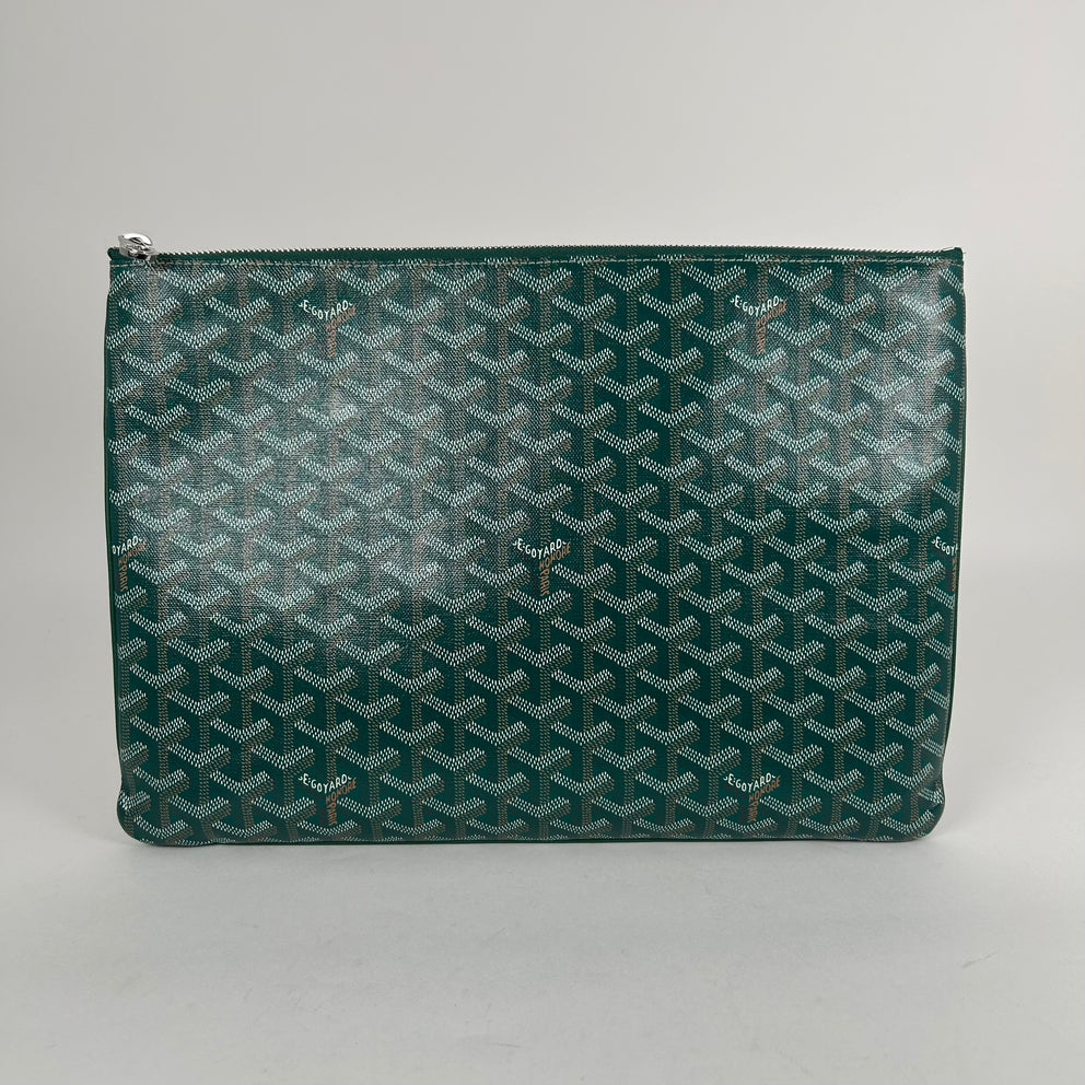 Goyard Senat Green Pouch
