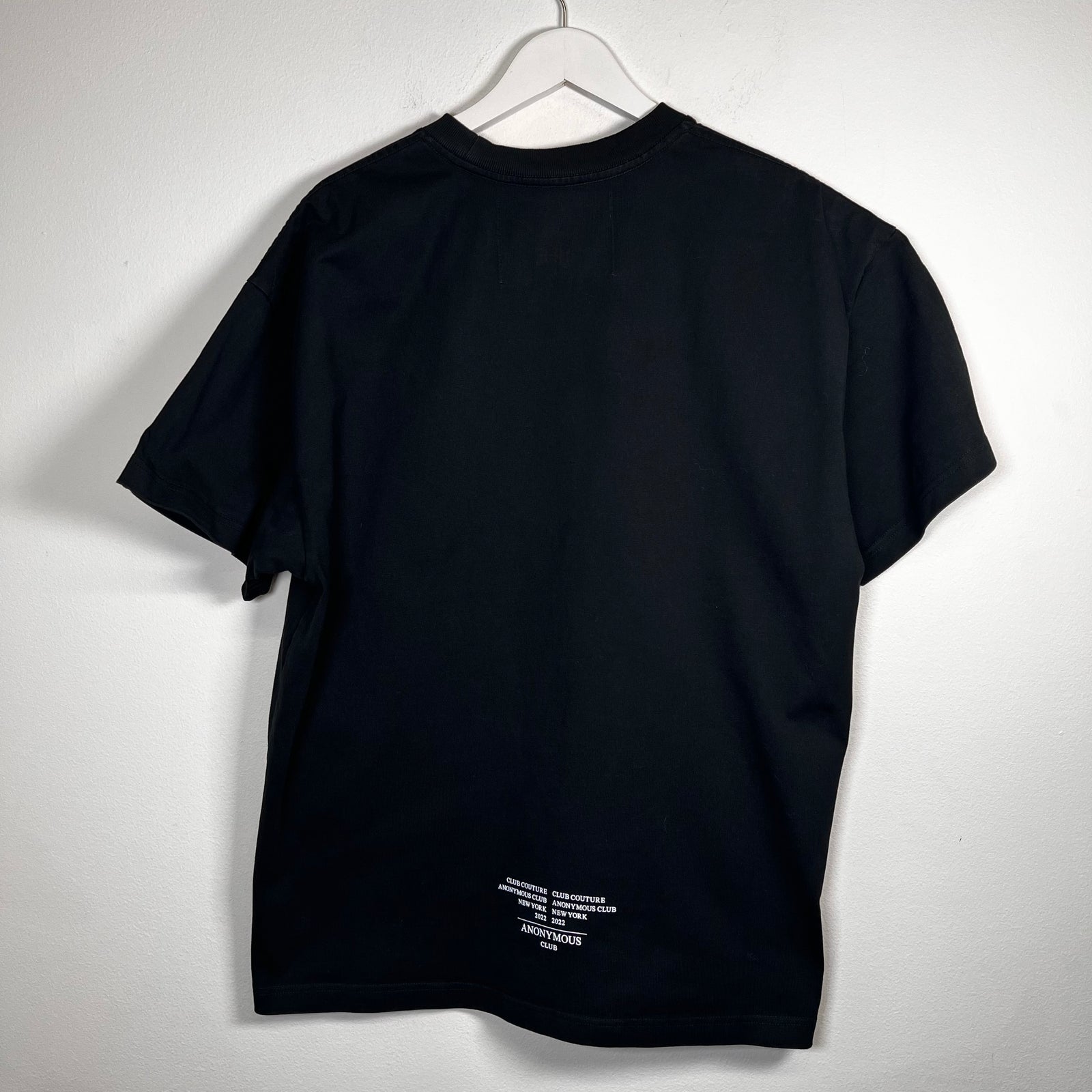 Anonymous Club Black Couture Tee Size S