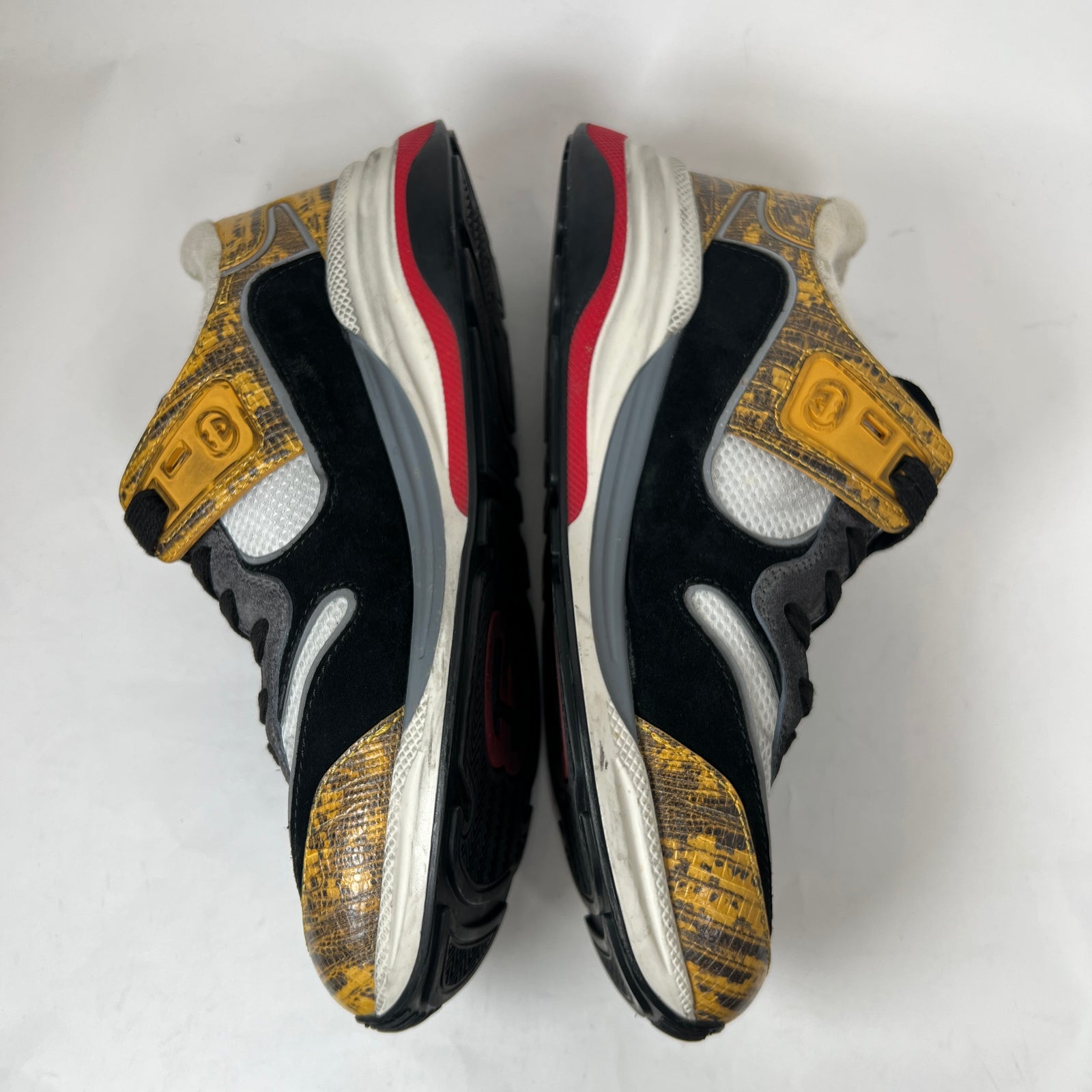 Gucci Ultraspace Yellow Tejus Printed Sneaker Size GG 8.5