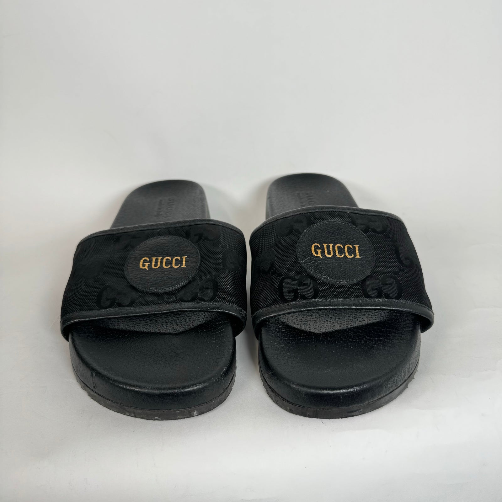 Gucci Black Off The Grid Sandals Size 12