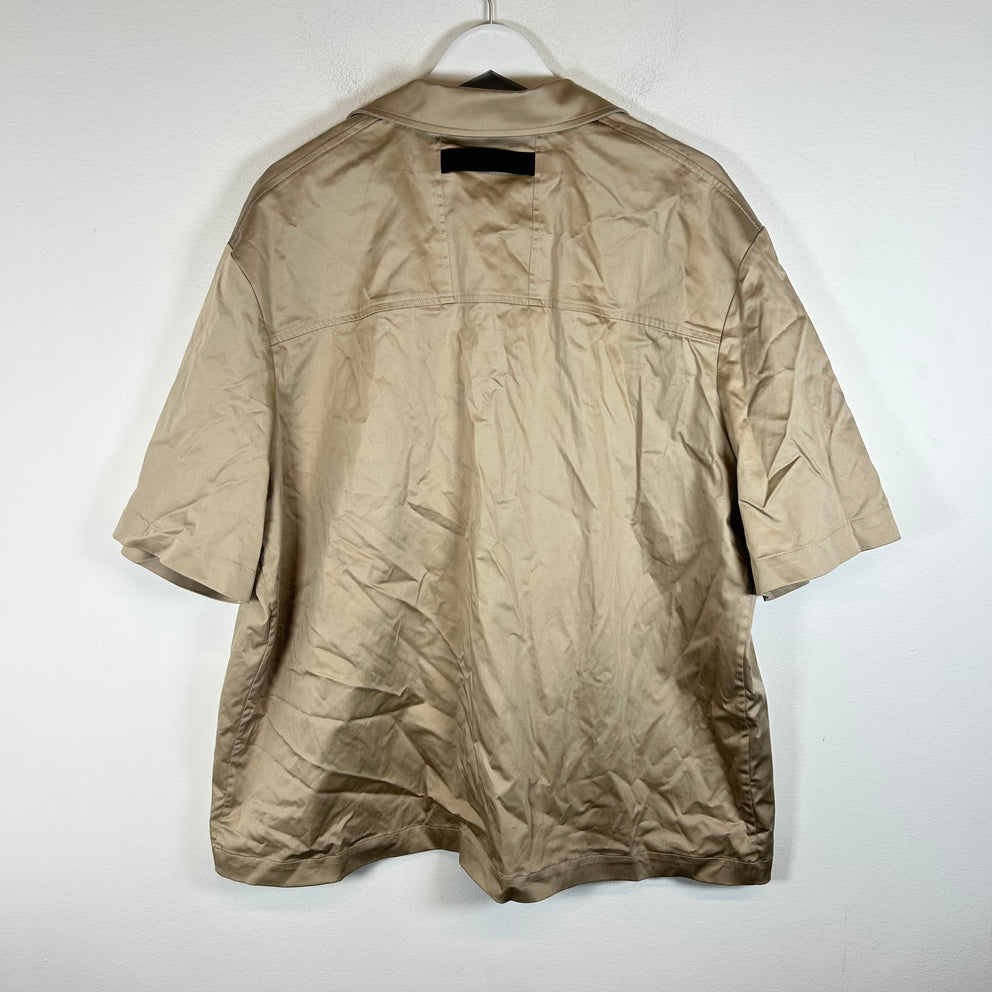 1017 Alyx 9SM Khaki Curved Pocket SS Button-Up Shirt Size L