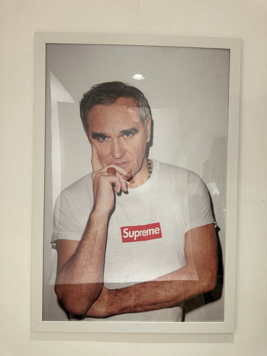 Supreme Morrissey Framed Potrait