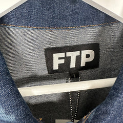 FTP All-Over Print Denim Jacket Size L