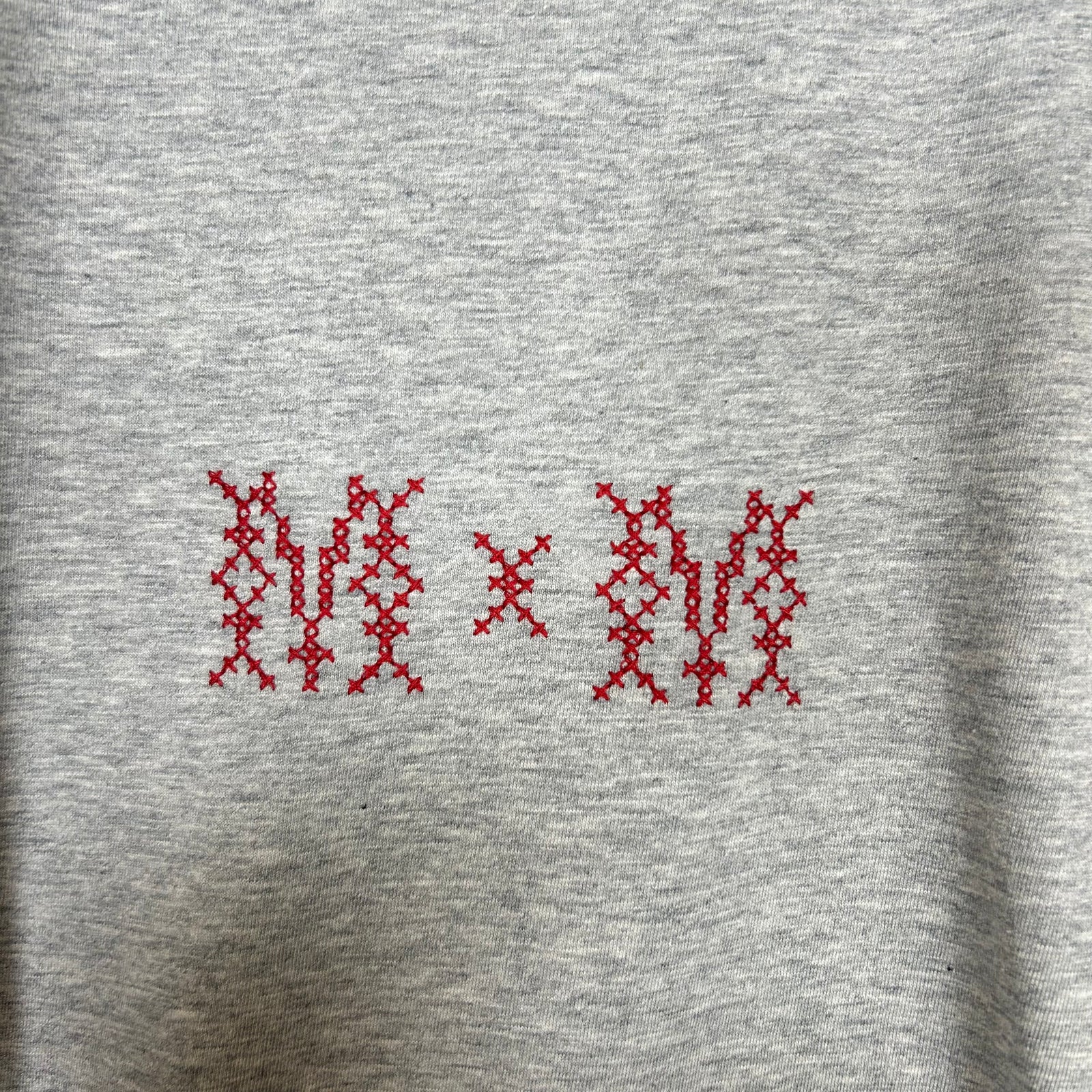 Maison Margiela Grey MM Embroidered Tee Size M