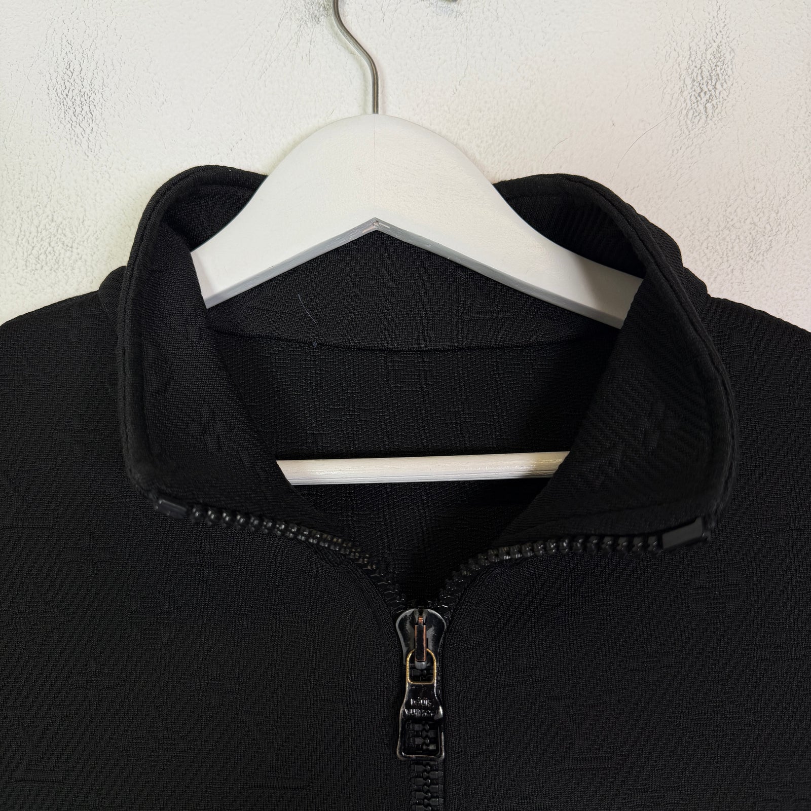 Louis Vuitton Monogram Embossed Zip-Up Jacket