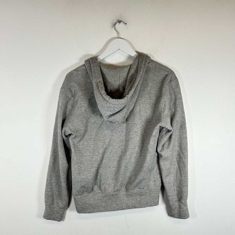 CDG Play Grey Zip-Up Hoodie Size S
