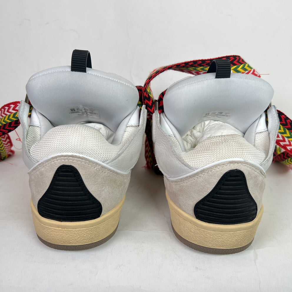Lanvin White OG Curb Sneaker Size 43