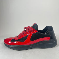 Prada Red/Black Patent Leather Cups Size 9