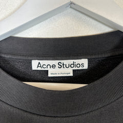 Acne Studios Grey Bubble Logo Crewneck Size L
