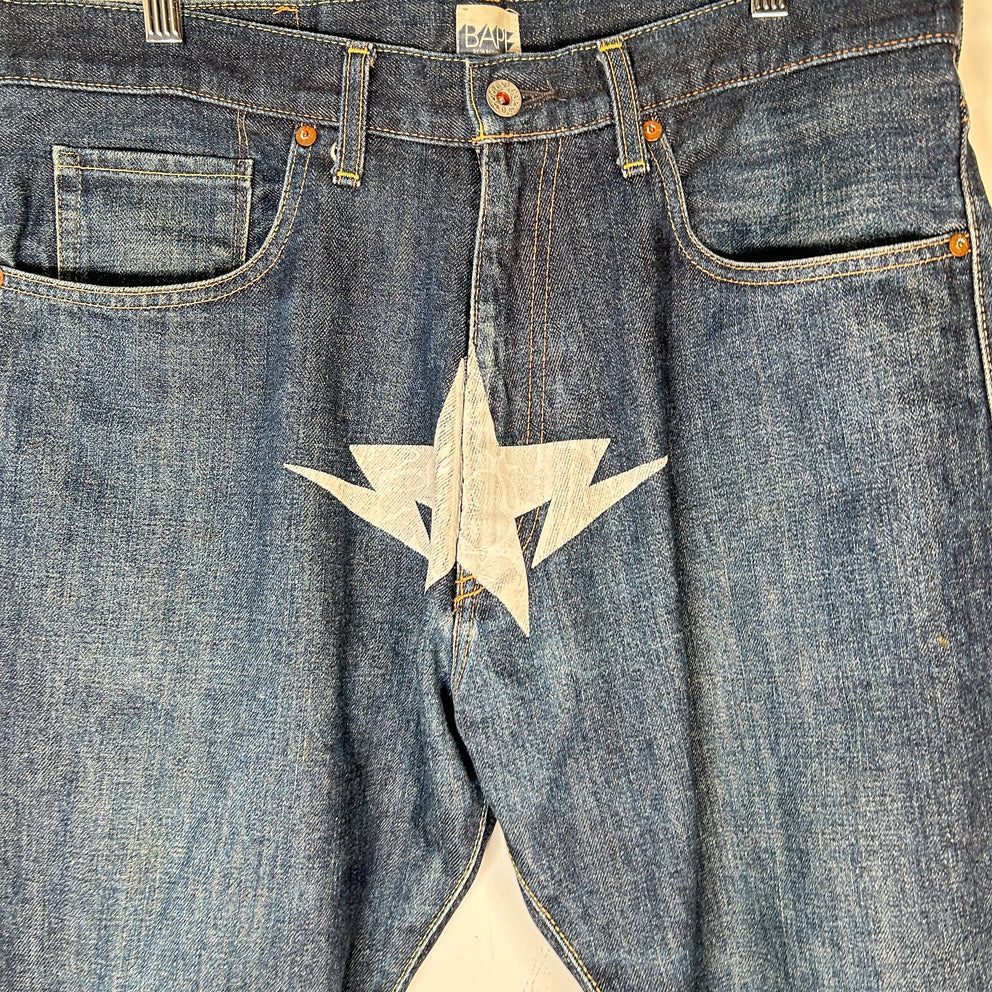 Bape Star Graphic Jeans Size M