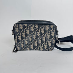 Dior Oblique Double Zip Crossbody Pouch