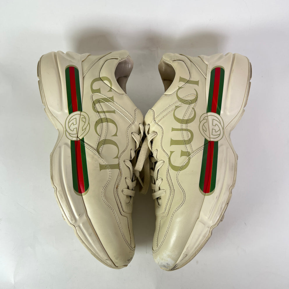 Gucci Vintage Web Logo Rhyton Sneaker