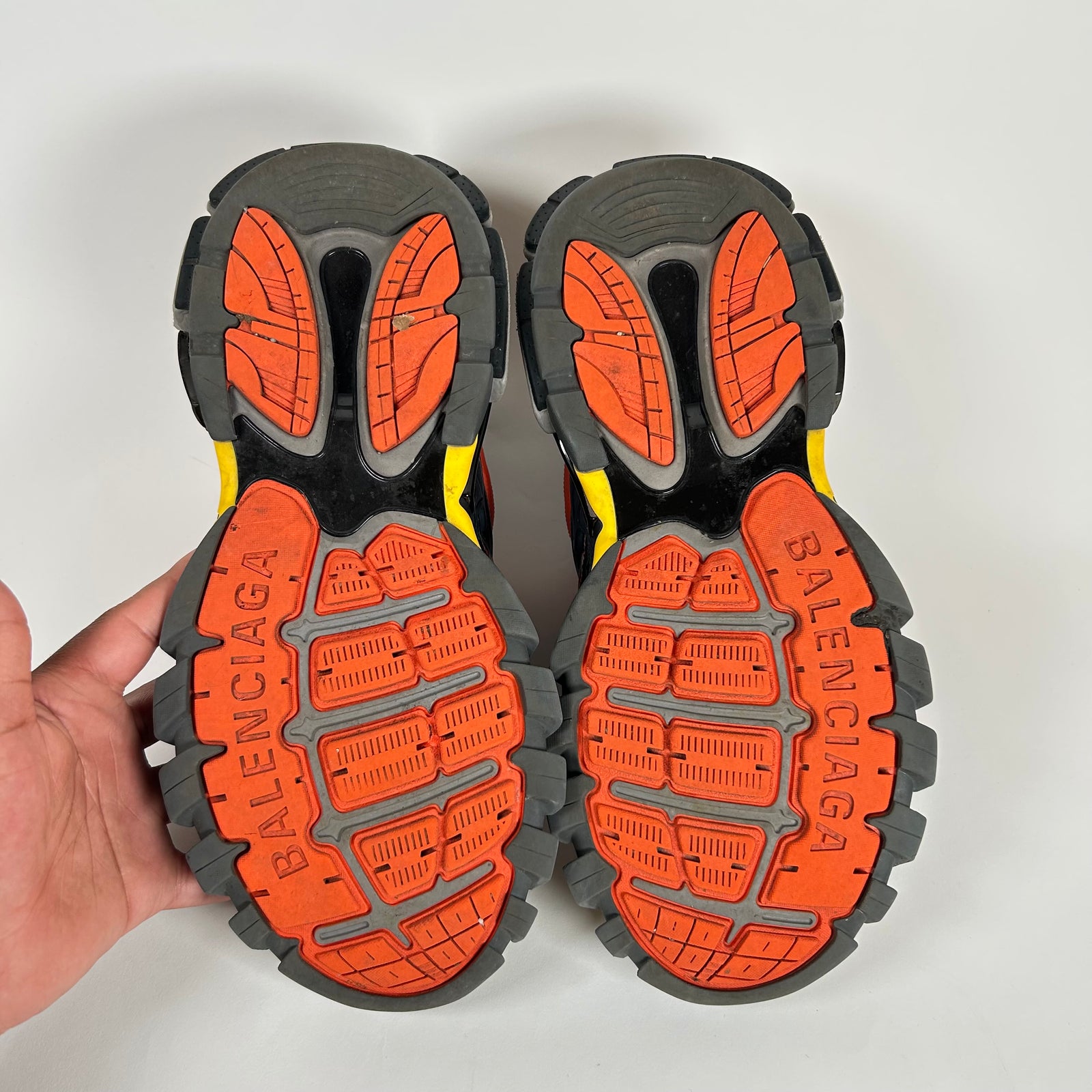 Balenciaga Orange/Yellow Track 2 Sneaker Size 44