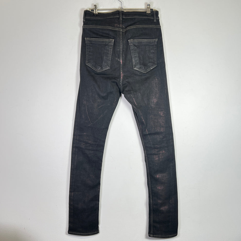 Rick Owens DRKSHDW FW20 Bruise Detroit Cut Denim Jeans