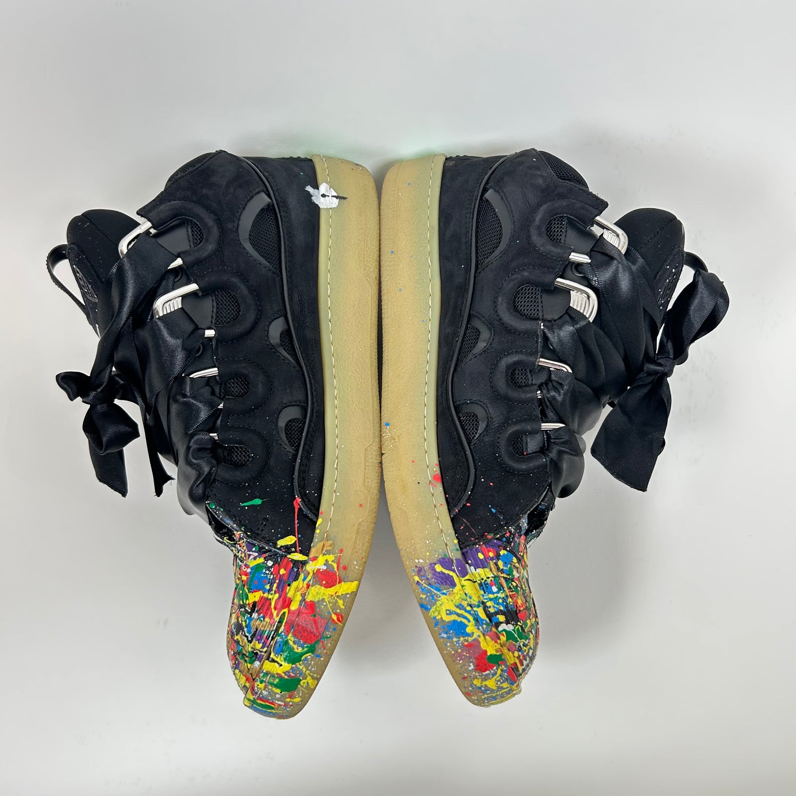 Lanvin x Gallery Dept Paint Splatter Curb Sneaker Size 44