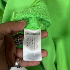 Chrome Hearts Lime Green Matty Boy Sex Records Crewneck Size L