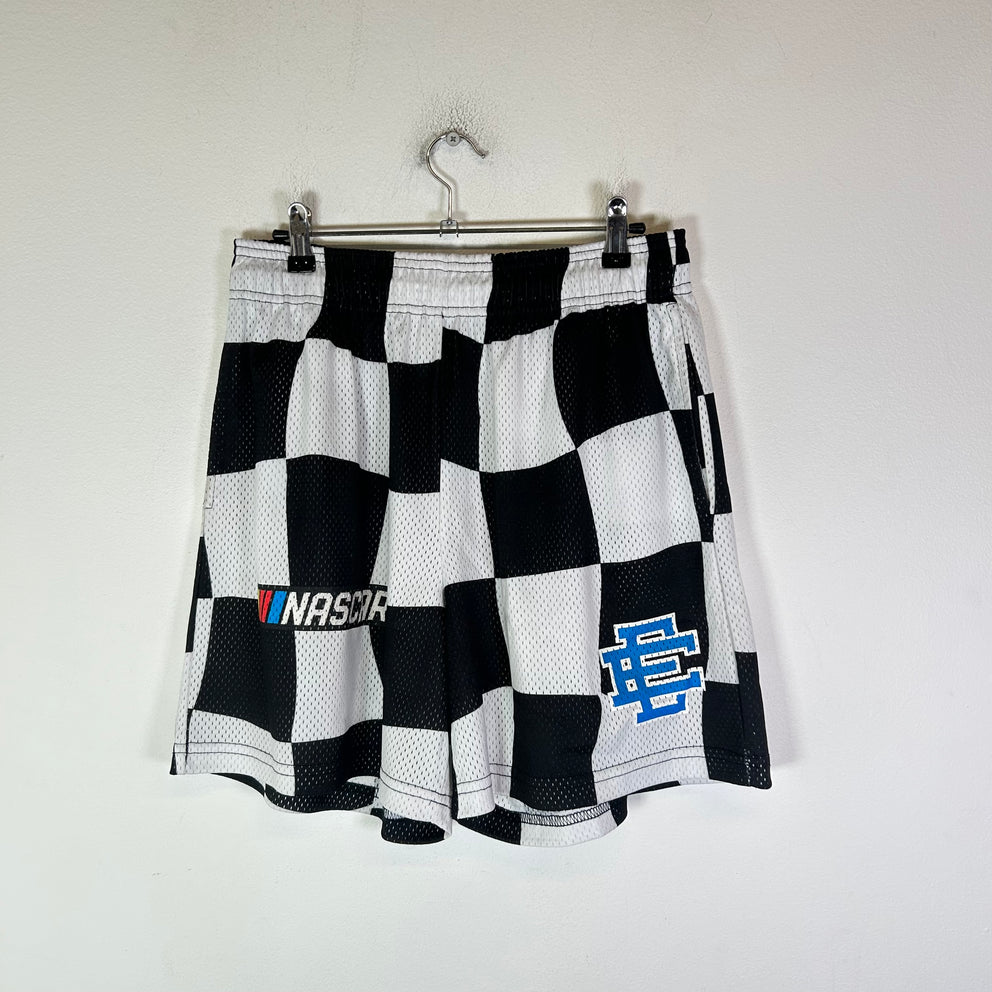 Eric Emanuel x NASCAR Checkered Basic EE Mesh Shorts