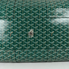 Goyard Goyardine Green Boeing 55 Travel Duffle Bag