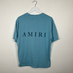 Amiri AM Blue Logo T-Shirt