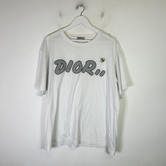 Dior x Kaws SS19 Bee Embroidered Logo T-Shirt
