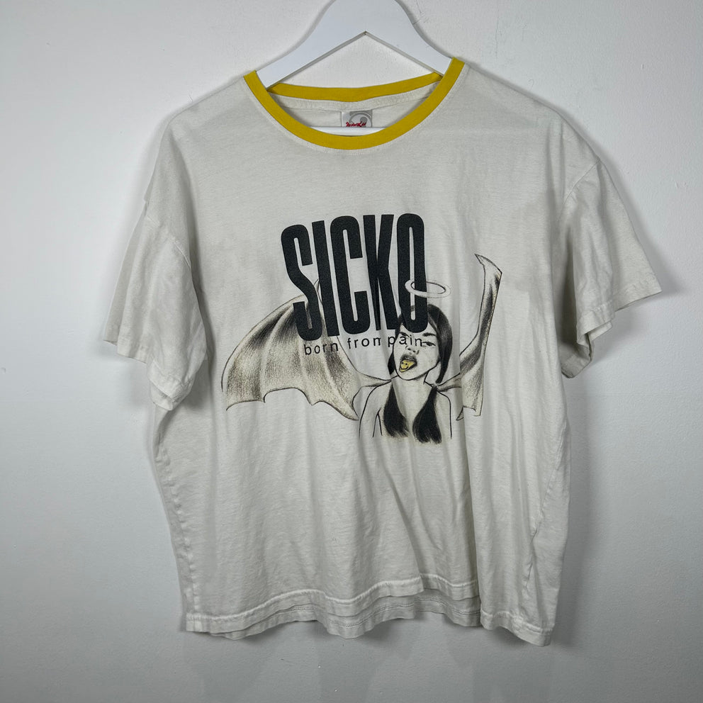 Sicko Born From Pain 'Angel' Baseball T-Shirt Size L