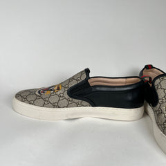 Gucci GG Tiger Print Slip On Sneakers Size 12