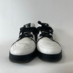 Louis Vuitton White/Black Trainers Sz LV11