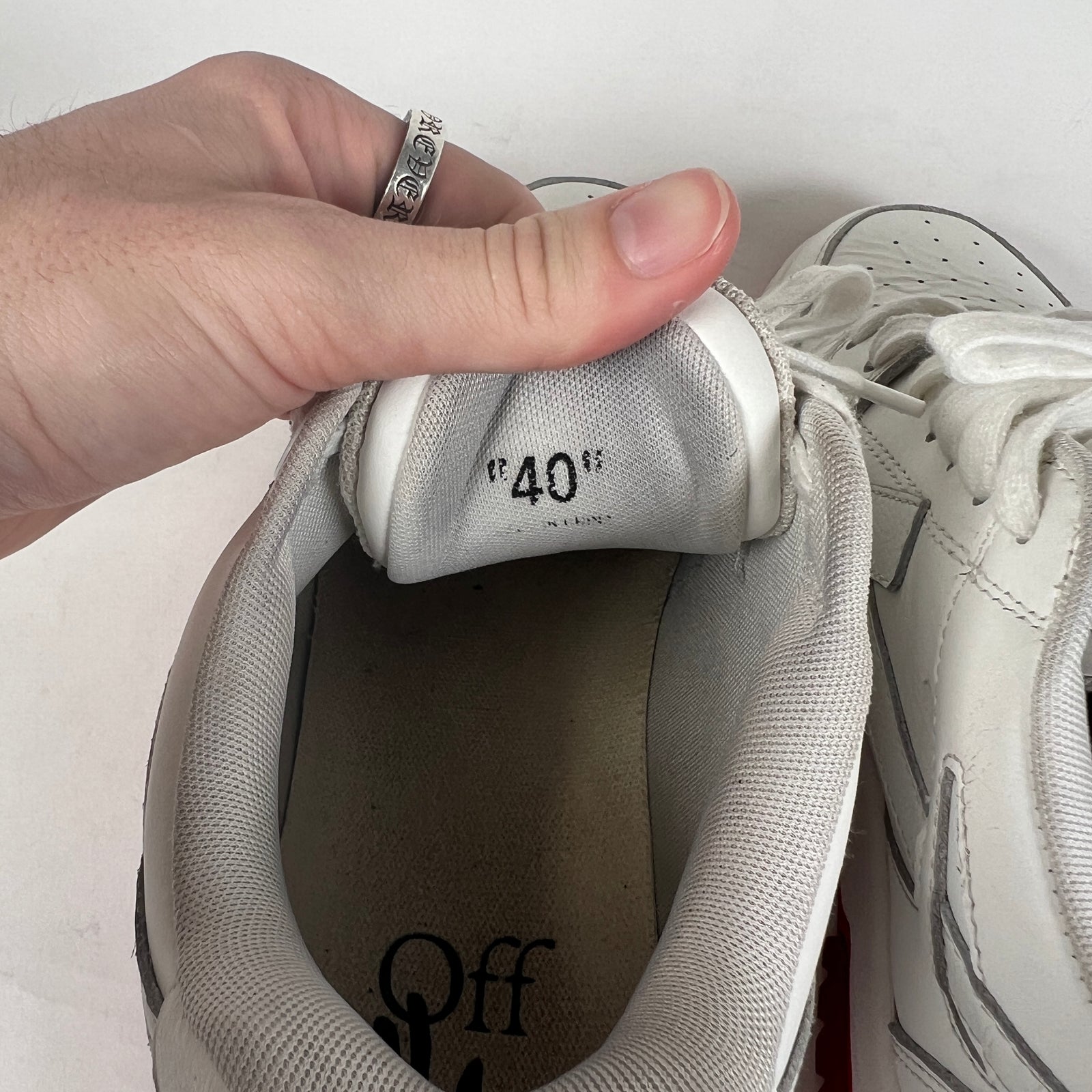 Off-White Out Of Office Walking Sneakers Size 40